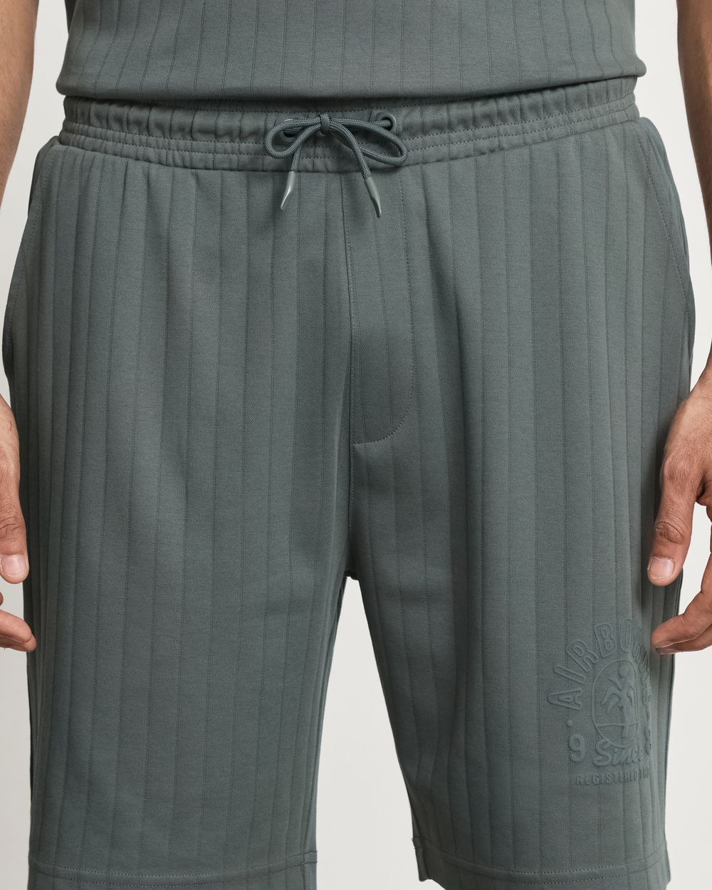 Olive Knitted Shorts