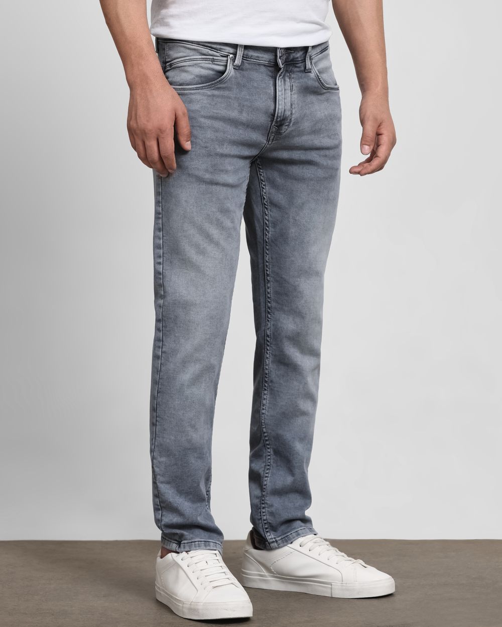 Light Grey Super Slim Fit Flyweight Jeans