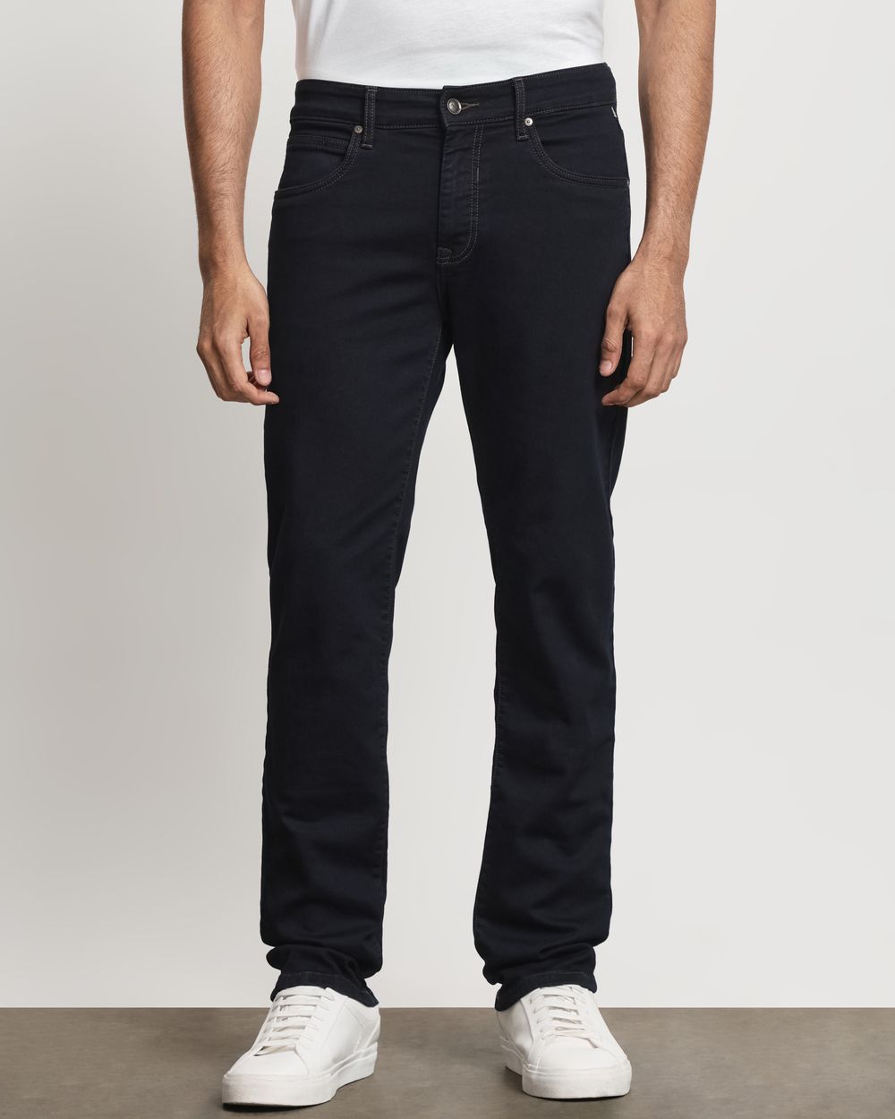 Raw Indigo Straight Fit Denim Deluxe Jeans