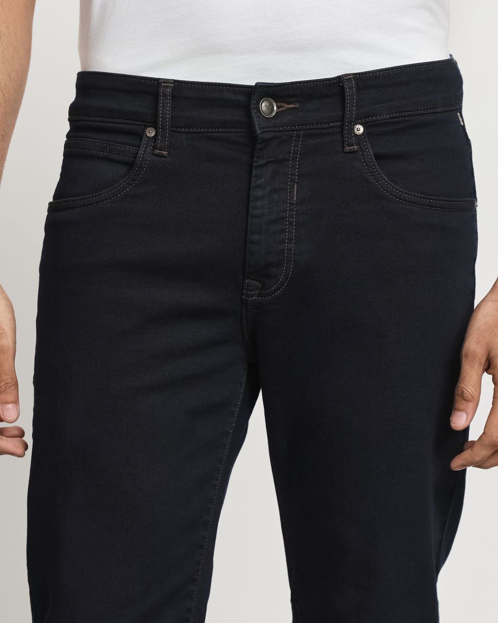 Raw Indigo Straight Fit Denim Deluxe Jeans