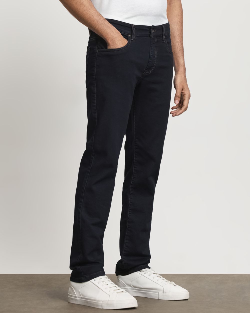 Raw Indigo Straight Fit Denim Deluxe Jeans