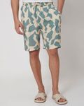 Beige Athleisure Shorts