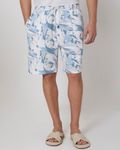 White Athleisure Shorts