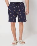 Navy Athleisure Shorts