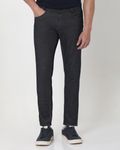 Dark Indigo Blue Ankle Length Denim Deluxe Stretch Jeans