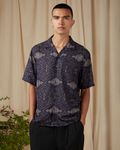 Black Navajo Print Loose Fit Casual Shirt