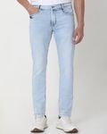 Light Blue Skinny Fit Denim Deluxe Stretch Jeans