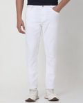 White Skinny Fit Denim Deluxe Stretch Jeans