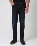 Blue Black Skinny Fit Denim Deluxe Stretch Jeans