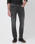 Charcoal Super Slim Fit Denim Deluxe Stretch Jeans
