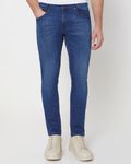 Dark Indigo Blue Skinny Fit Originals Stretch Jeans