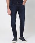 Deep Indigo Blue Skinny Fit Originals Stretch Jeans