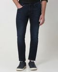 Dark Indigo Blue Super Slim Fit Originals Deluxe Stretch Jeans