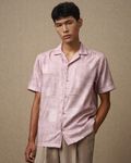 Beige Artisanal Print Loose Fit Casual Shirt