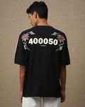 Off White Colorblocked Oversized Loose Fit T-Shirt