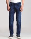 Deep Indigo Blue Straight Fit Originals Jeans