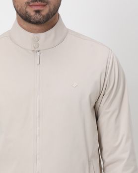 Beige Lightweight Stretch Summer Jacket