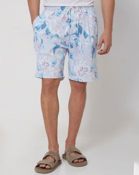 Light Blue Athleisure Shorts