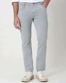Light Grey Super Slim Fit Superstretch Coloured Jeans