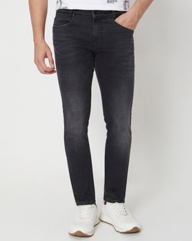 Black Skinny Fit Denim Deluxe Stretch Jeans