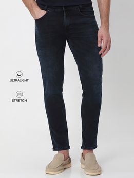 Charcoal Ankle Length Fly Weight Jeans