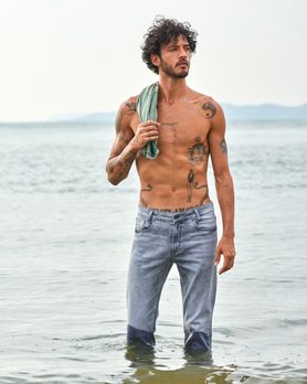 Grey Relaxed Straight Fit Originals Stretch Jeans