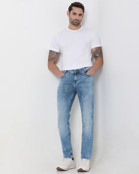 Light Blue Skinny Fit Originals Stretch Jeans