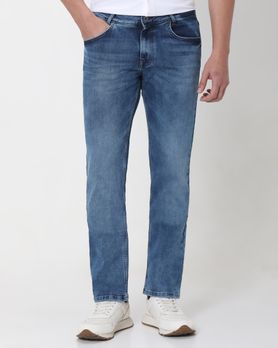 Mid Blue Super Slim Fit Originals Deluxe Stretch Jeans