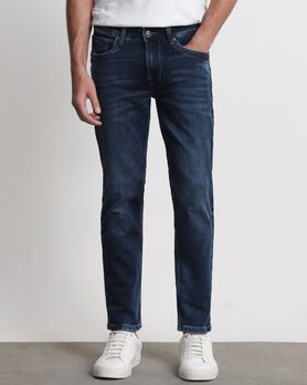 Blue Black Ankle Length Denim Deluxe Jeans
