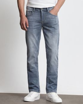 Grey Super Slim Fit Denim Deluxe Jeans