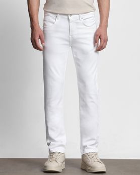 White Super Slim Fit Denim Deluxe Jeans