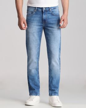 Mid Blue Super Slim Fit Denim Deluxe Jeans