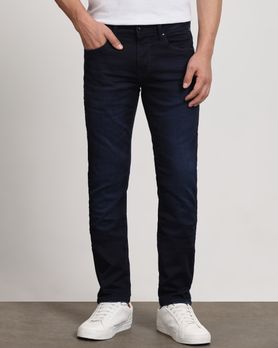 Deep Indigo Blue Super Slim Fit Denim Deluxe Jeans