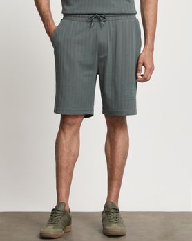 Olive Knitted Shorts