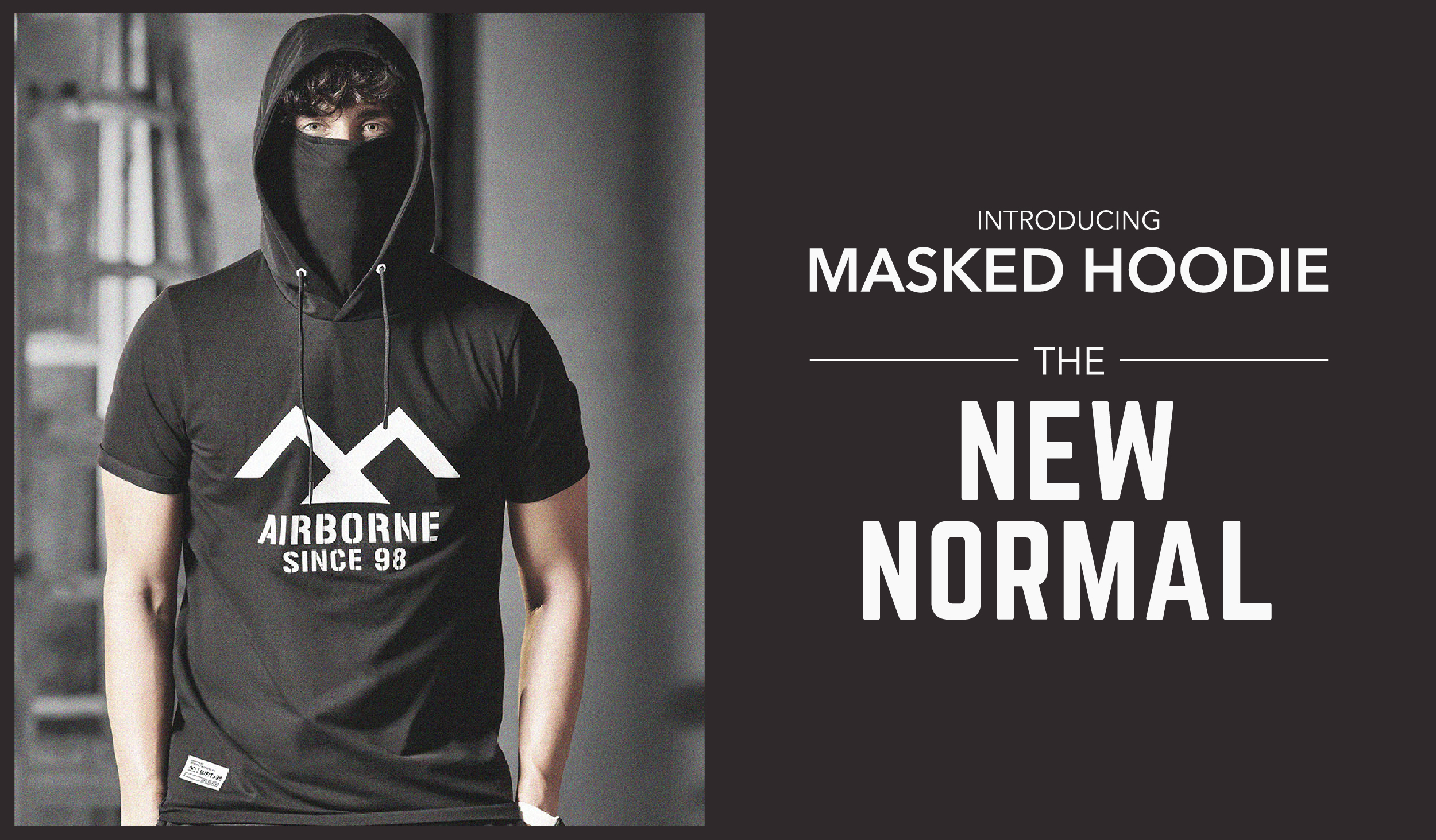  Masked Hoodie – Into the New Normal