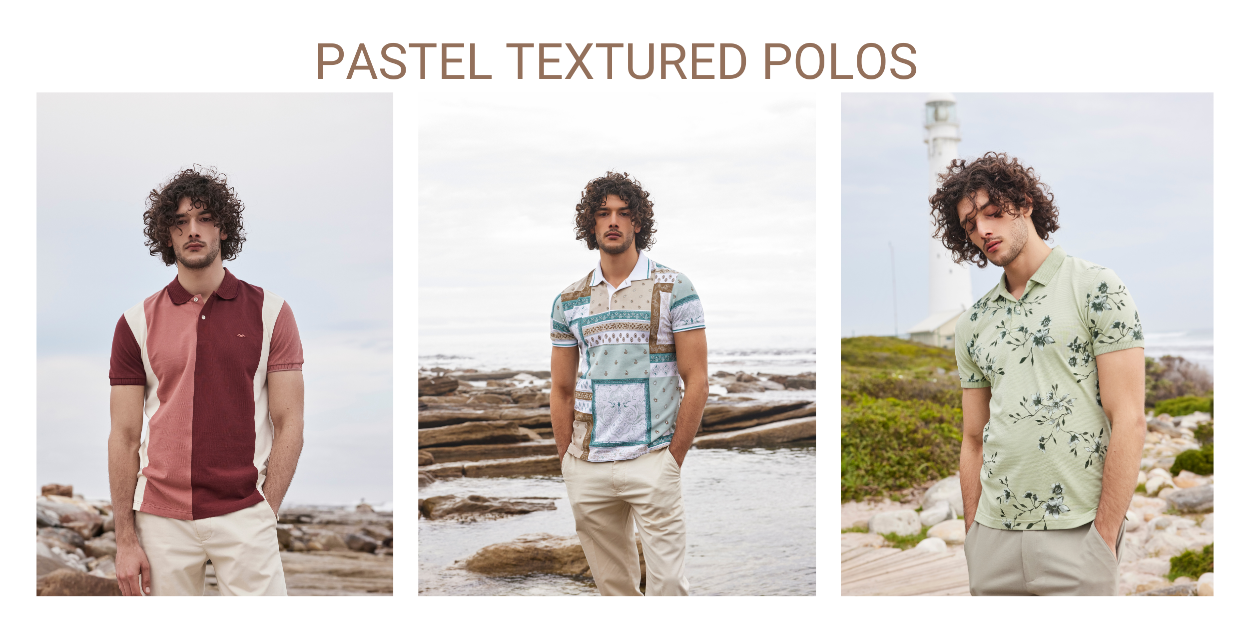 Pastel Textured Polos